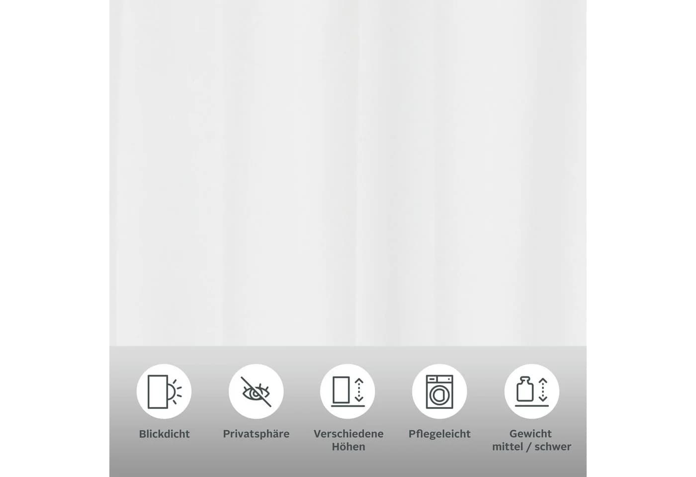 my home Vorhang Parry 2er-Set Blickdicht Beige - Bild 5