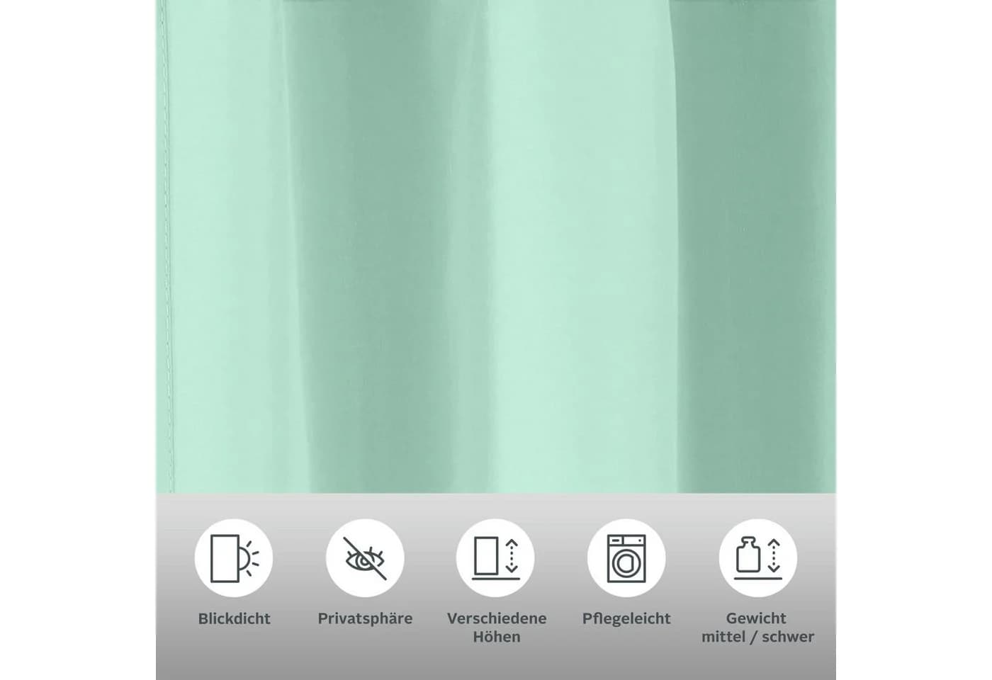 OTTO home Vorhang Parry 2er Set Blickdicht Polyester - Bild 3