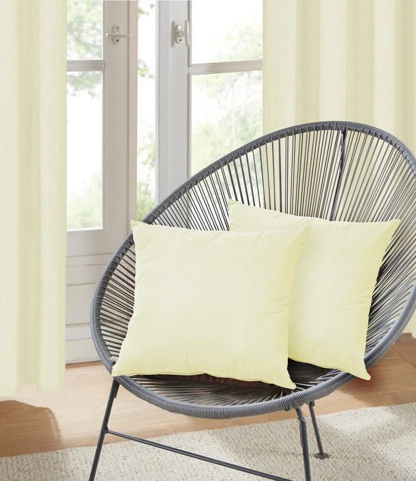 OTTO HOME Dekokissen Raja 2er-Set Beige Champagner 40x40cm