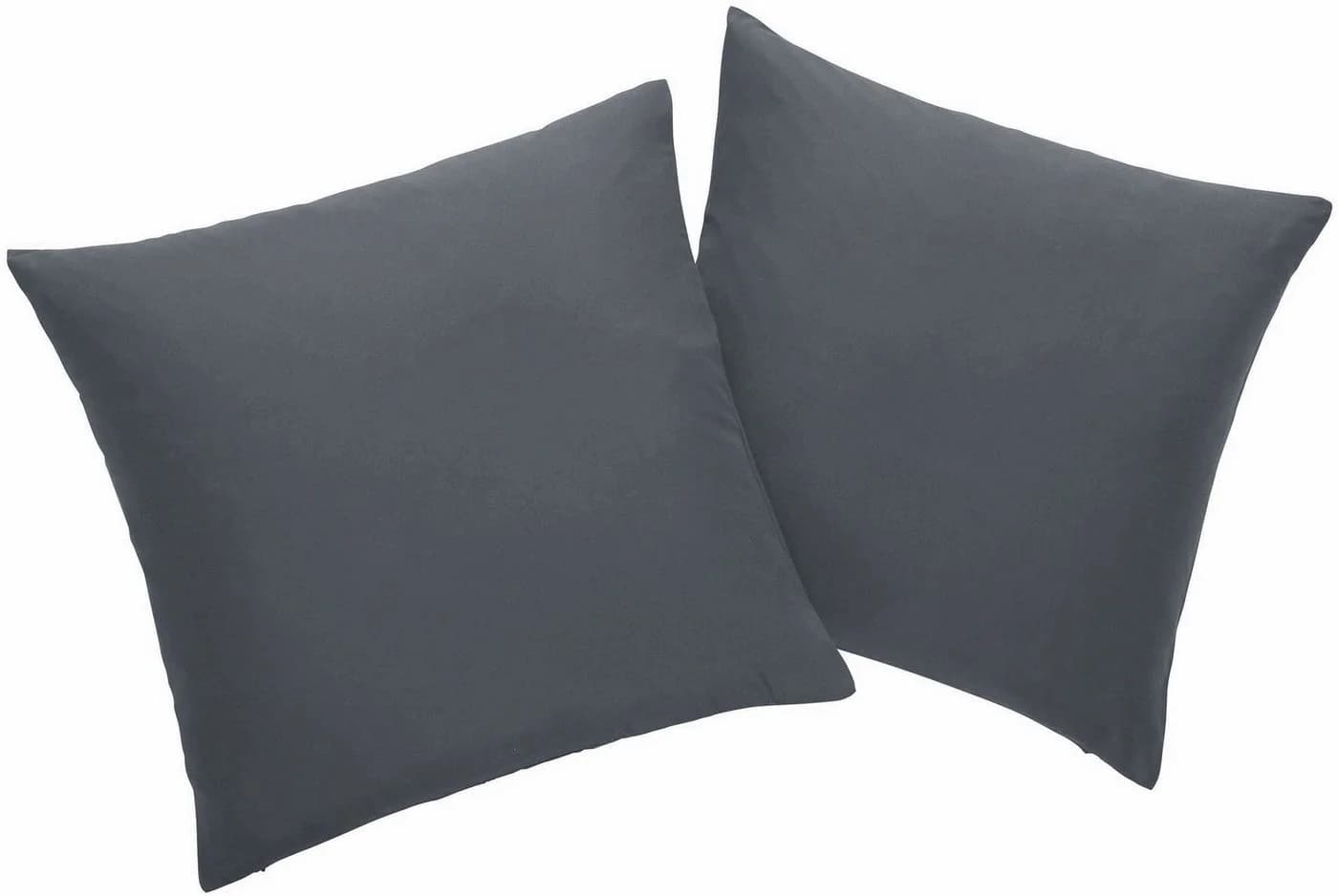 Bruno Banani Dekokissenhüllen Lagan 2er Set Anthrazit 40x40 cm - Bild 2