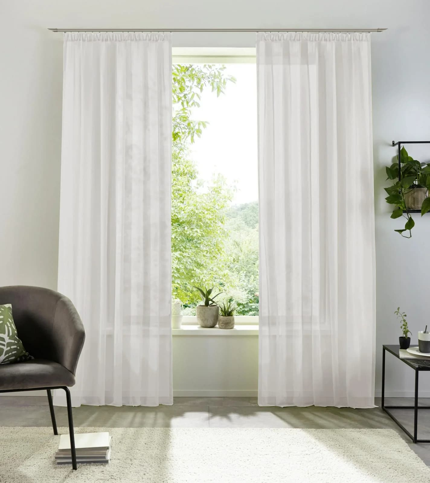 Gardine OTTO HOME XANA Silber 145x225cm