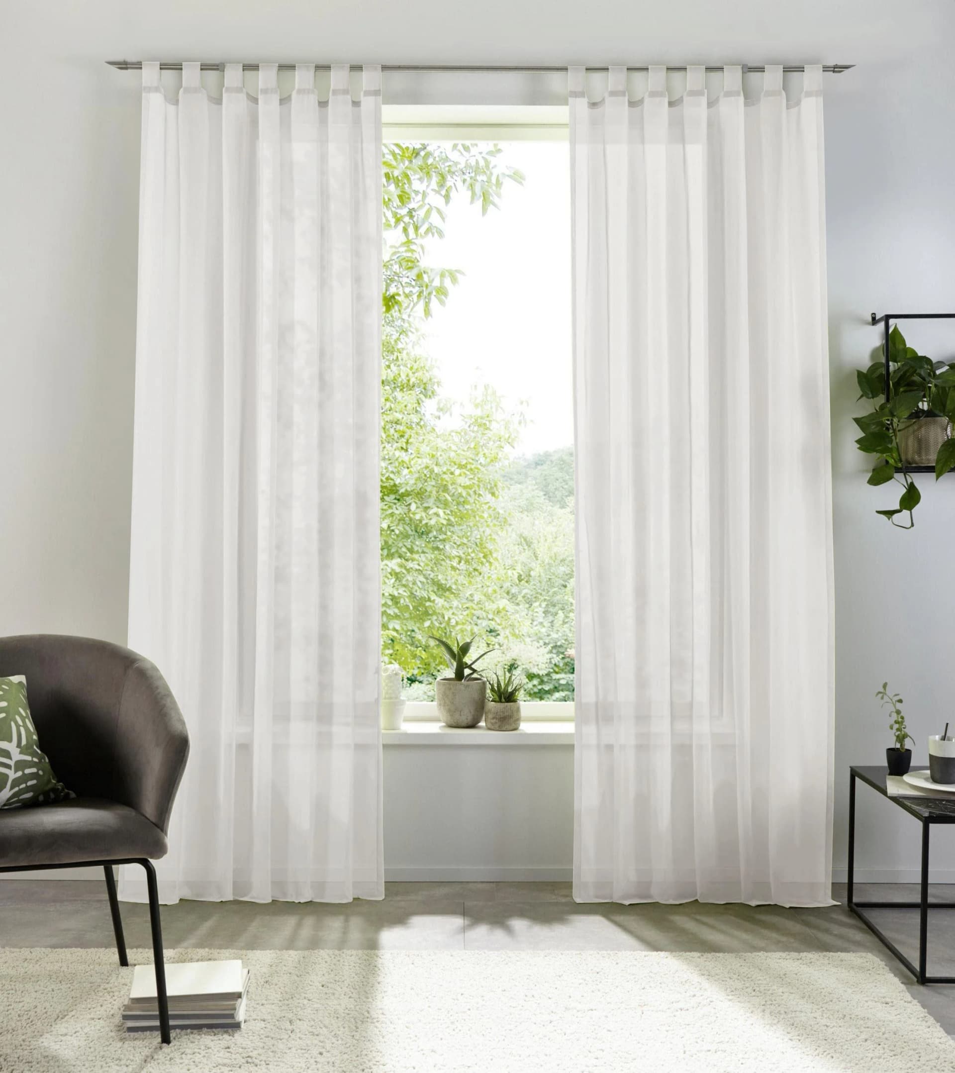 Gardine OTTO HOME XANA Silber 145x245 cm Voile