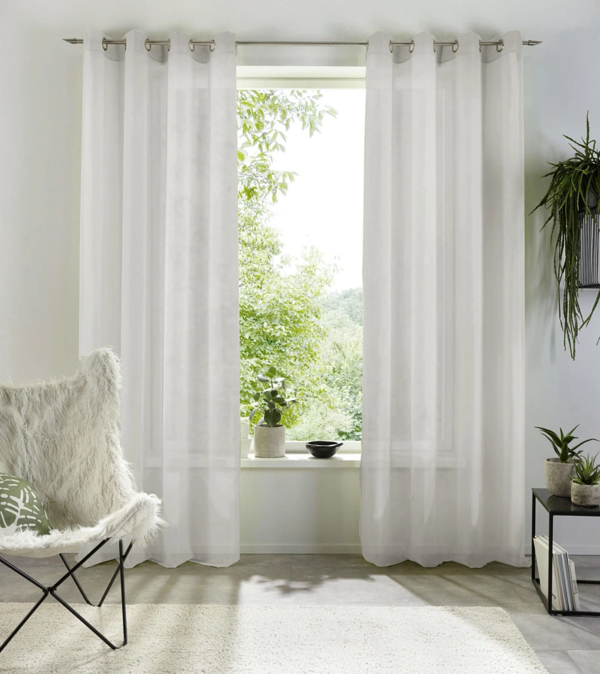 Gardine OTTO HOME XANA Silber 145x175 cm Voile