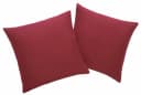 Dekokissen OTTO HOME Parry Microfaser 2er-Set bordeauxrot Bild 2