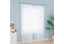 Deconovo Voile Gardinen 2er Set Transparent Stores Schal Schlafzimmer Bild 1