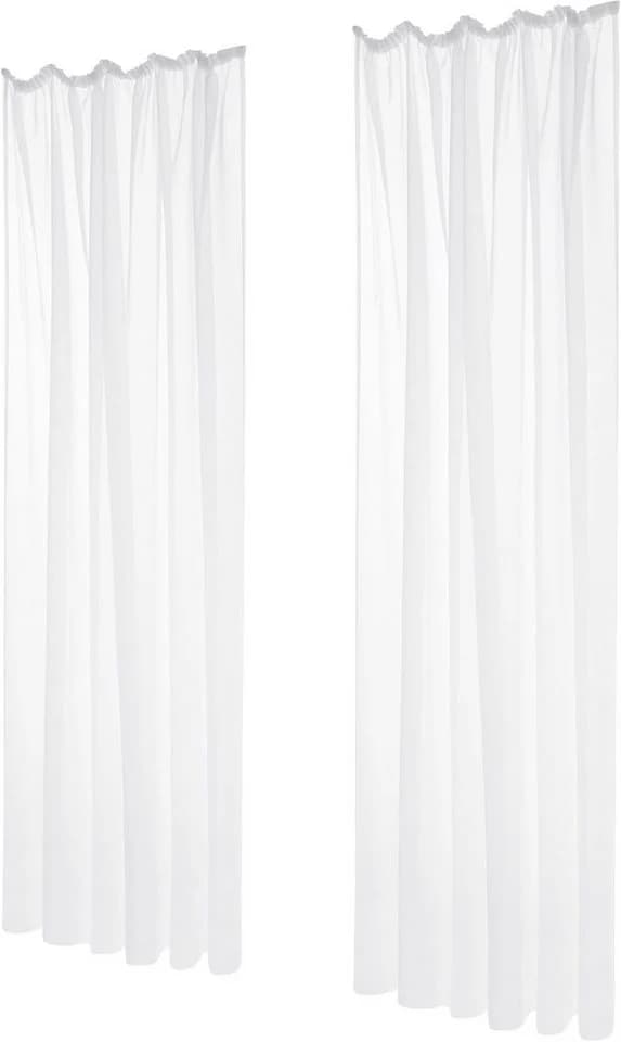 Deconovo Voile Gardinen 2er Set Transparent Stores Schal Schlafzimmer - Bild 3