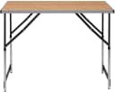 EUGAD Campingtisch höhenverstellbar klappbar MDF Aluminium Stahl Bild 2