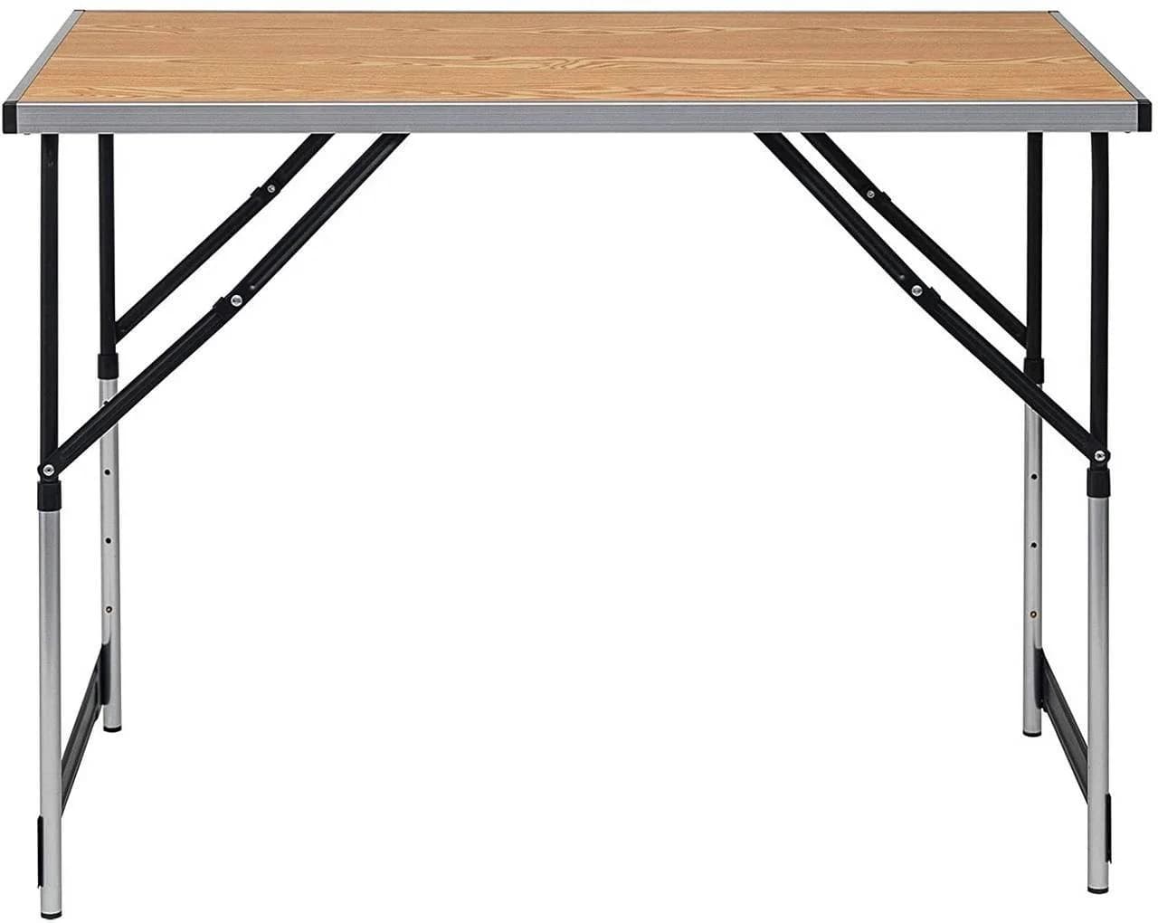 EUGAD Campingtisch höhenverstellbar klappbar MDF Aluminium Stahl - Bild 2