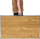 EUGAD Campingtisch höhenverstellbar klappbar MDF Aluminium Stahl Bild 4