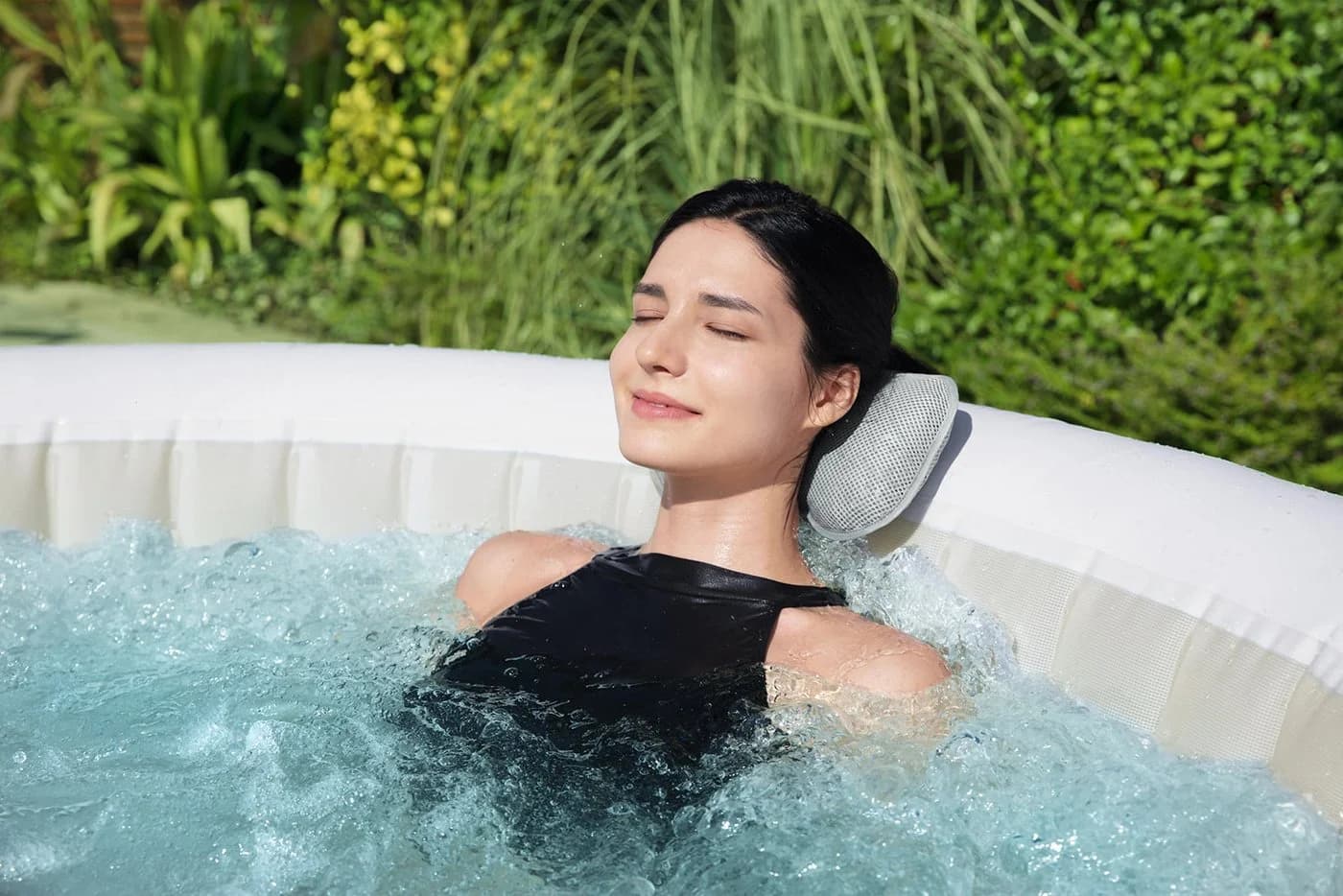 Bestway Whirlpoolkopfstütze LAY-Z-SPA® Xtras Gepolstert Grau