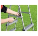 Bestway Poolleiter 2 Stufen Grau Stahl Kunststoff Bild 1