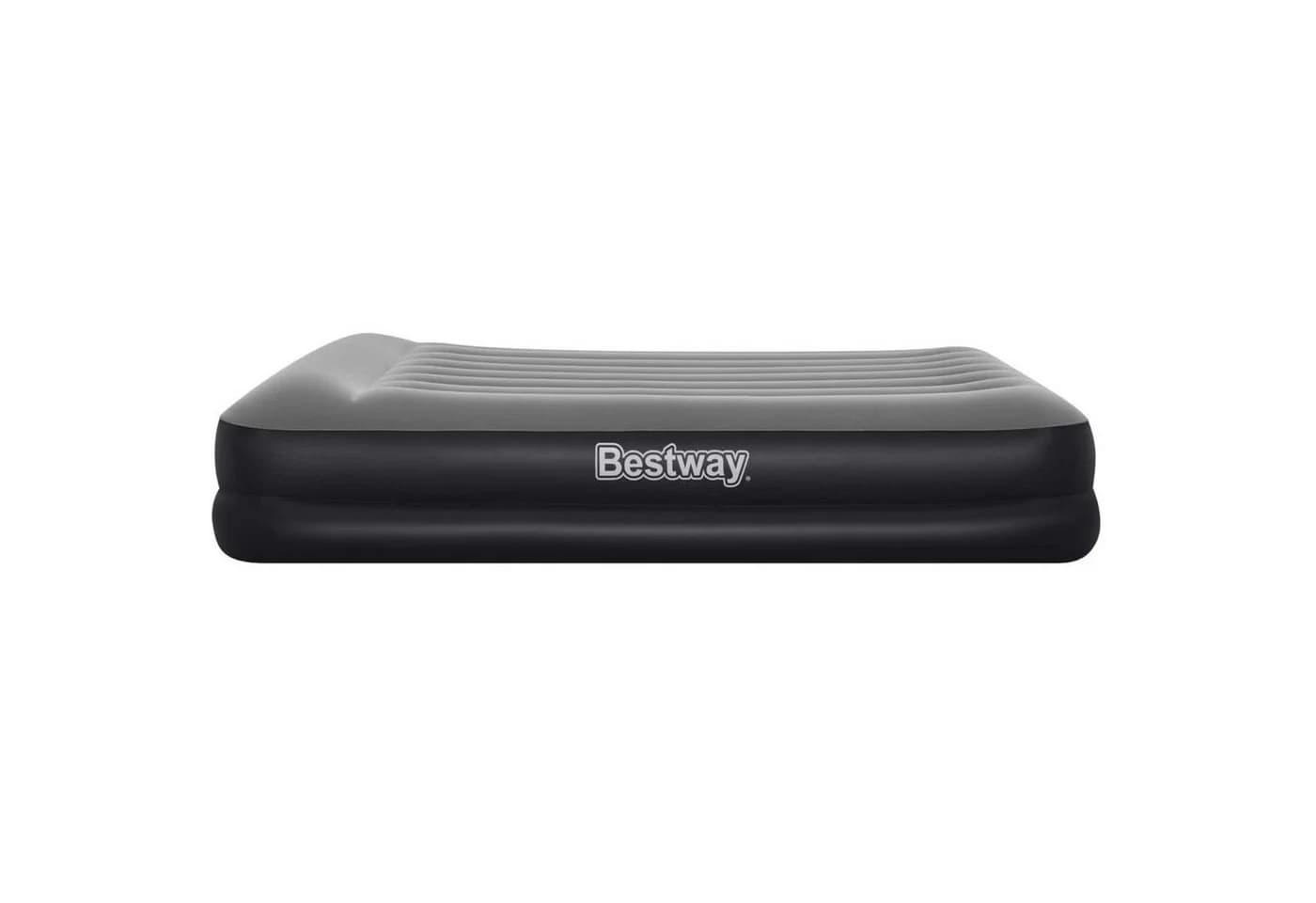 Bestway Luftbett Doppel mit Pumpe Grau Schwarz - Bild 2