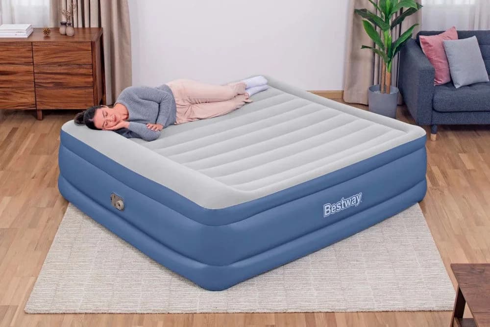Bestway TriTech Doppelluftbett mit integrierter Elektropumpe