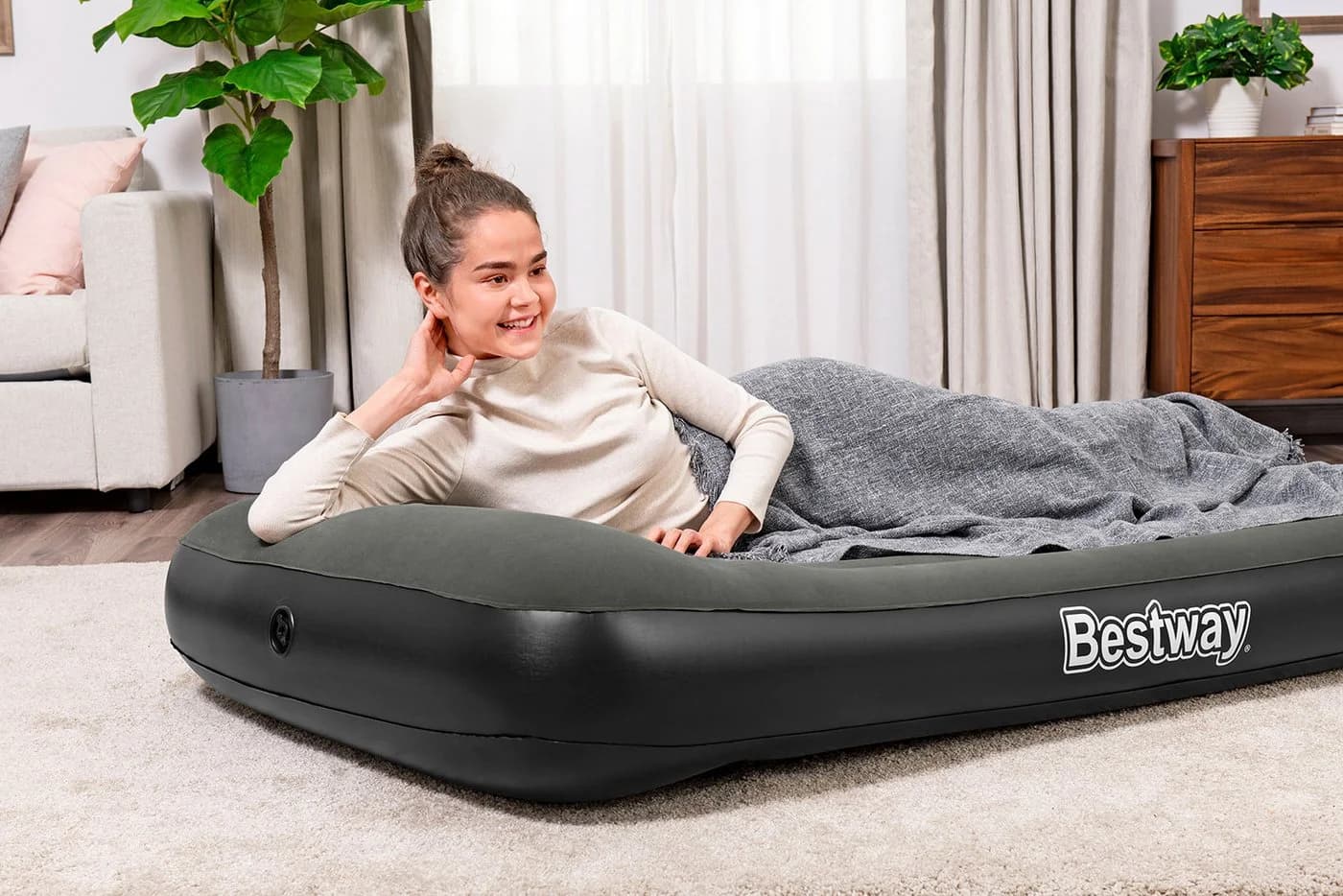 Bestway TriTech Luftbett mit integriertem Kopfkissen