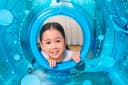 Bestway Aufblasbares Spielhaus Space Station Exploration Blau PVC Bild 3