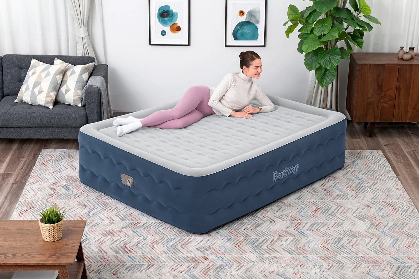 Bestway Luftbett TriTech Doppelluftbett - Bild 3