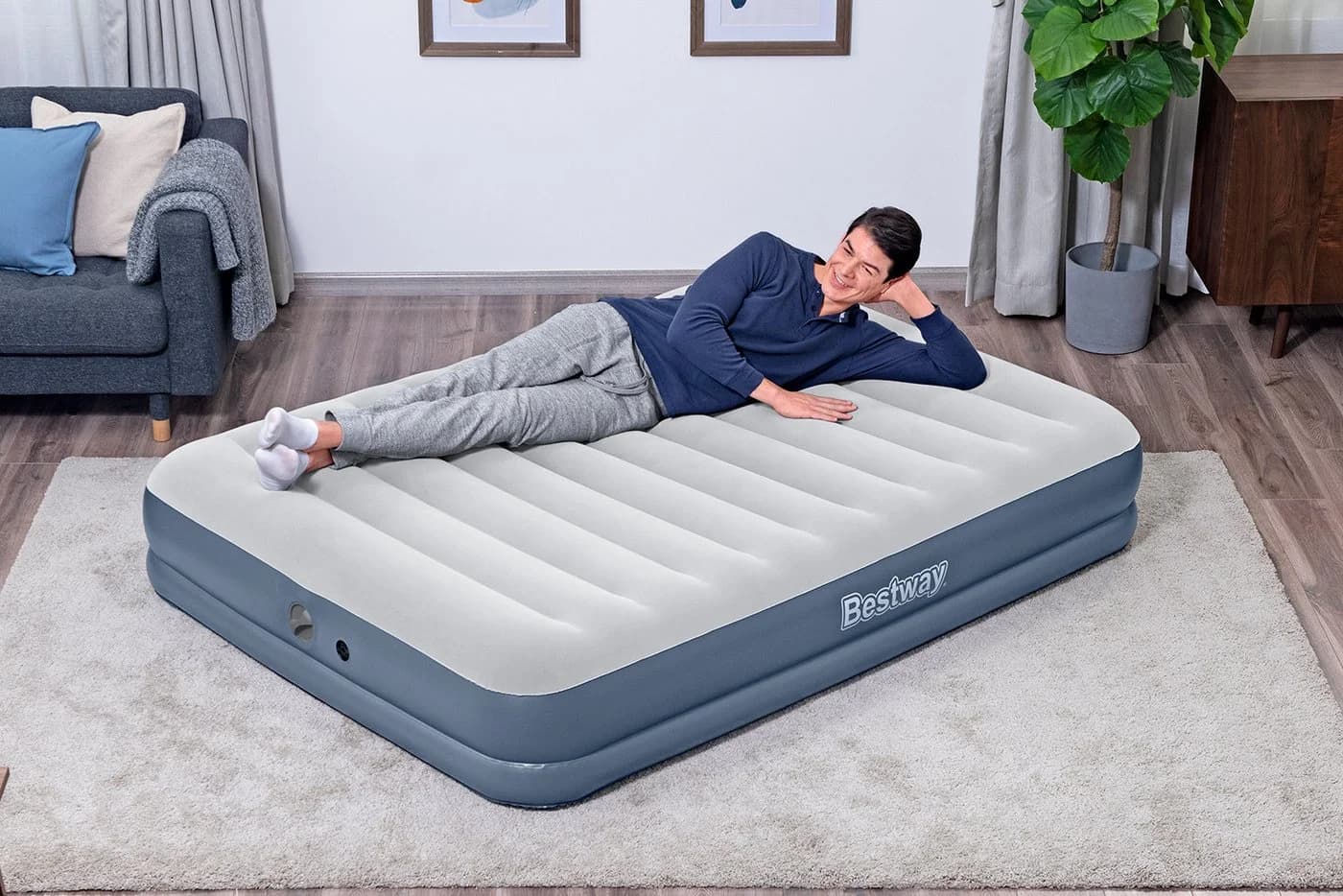 Bestway Luftbett TriTech mit Akku-Pumpe - Bild 3