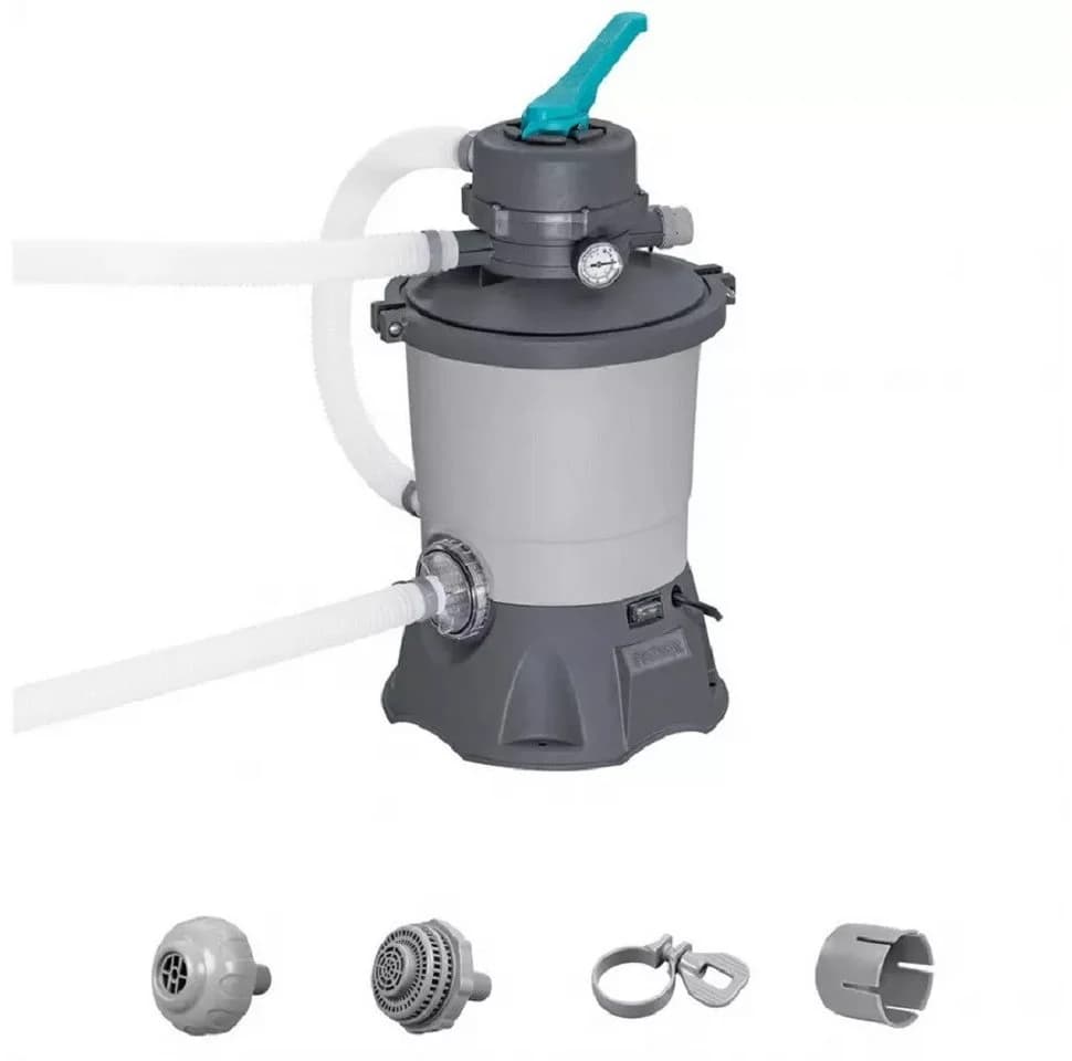 Bestway Sandfilteranlage mit 6-Stufen-Regelventil und ChemConnect