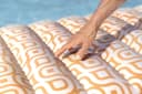 Bestway Badeinsel Comfort Plush Orange mit Getränkehalter Bild 5