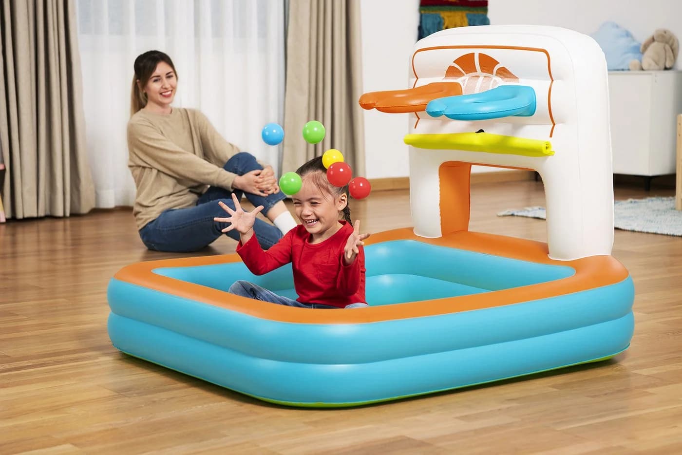 Bestway 3-in-1-Bällebad Kick 'n Swish™ - Bild 3