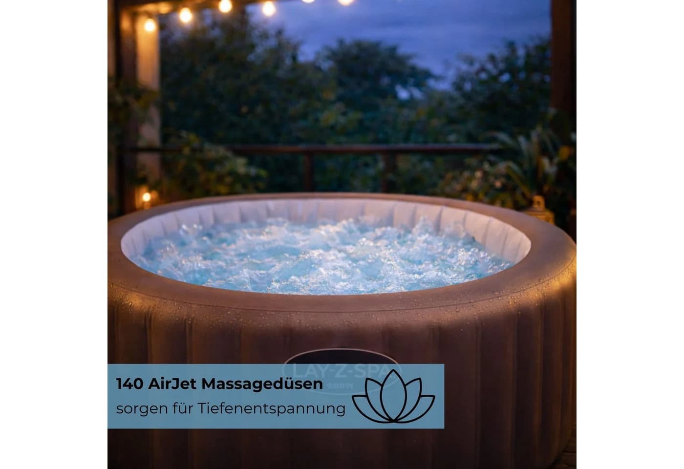Bestway Lay-Z Spa Hawaii MaxHold Smart AirJet 6 Whirlpool - Bild 5