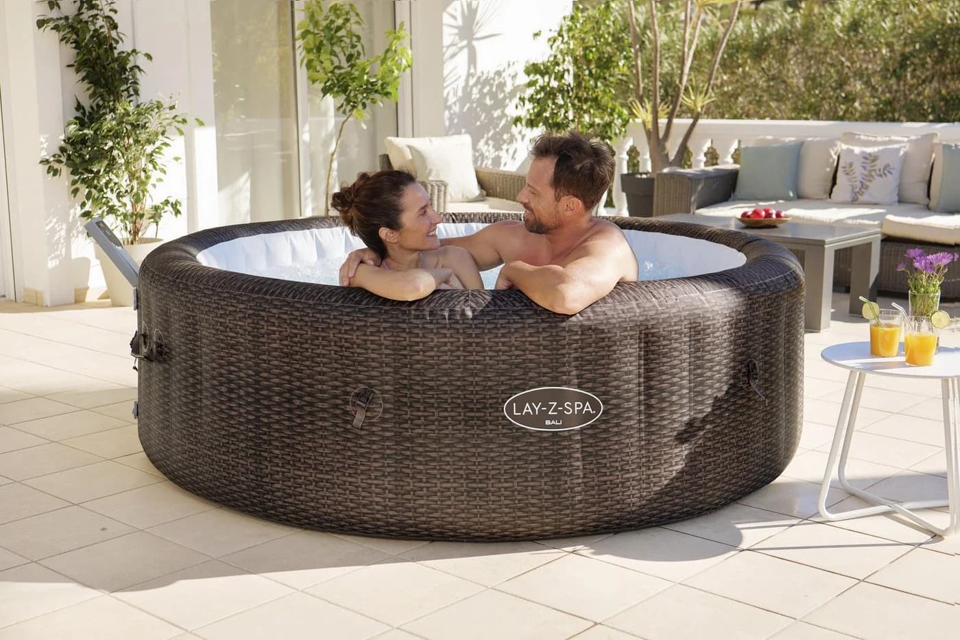 Bestway LAY-Z-SPA Bali AirJet Energiespar-Whirlpool Schokobraun - Bild 3