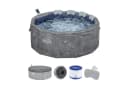 Bestway LAY-Z-SPA Carrara AirJet Whirlpool Grau App-Steuerung Bild 2