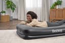 Bestway Luftbett TriTech mit USB-Elektropumpe Grau Bild 1