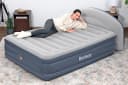 Bestway Luftbett TriTech mit Elektropumpe & Kopfteil Grau Bild 3