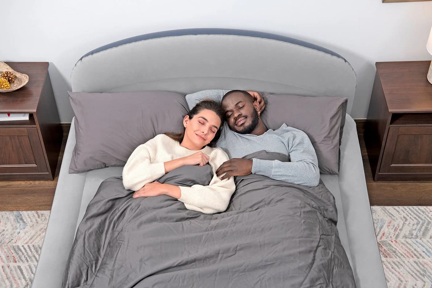 Bestway Luftbett TriTech mit Elektropumpe & Kopfteil Grau - Bild 4