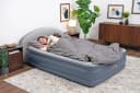 Bestway Luftbett TriTech mit Elektropumpe & Kopfteil Grau Bild 5