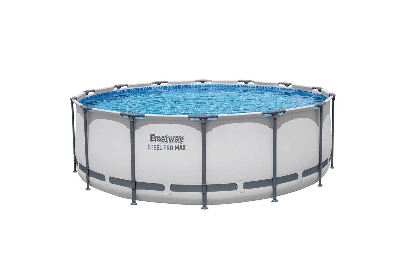 Bestway Framepool Steel Pro MAX™ Ø 427 x 122 cm Stahlrahmen Pool Grau - Bild 2