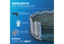 Bestway Framepool Steel Pro MAX™ Ø 427 x 122 cm Stahlrahmen Pool Grau Bild 5