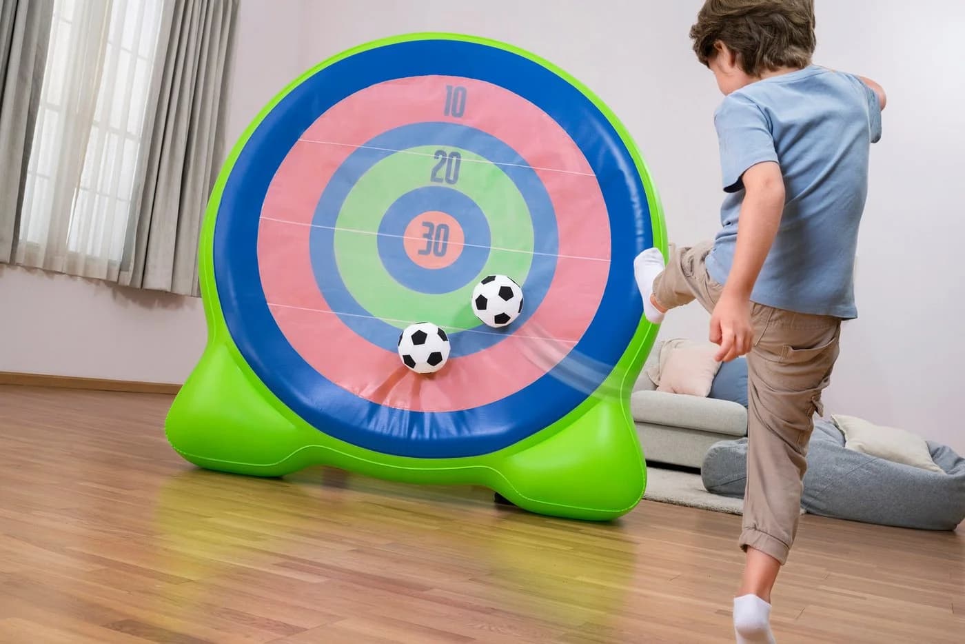 Bestway Backyard Bullseye Fußball Dartscheibe 157cm Kinder - Bild 5