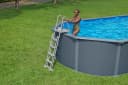 Bestway Hydrium Stahlwandpool Komplett-Set Grau Bild 3