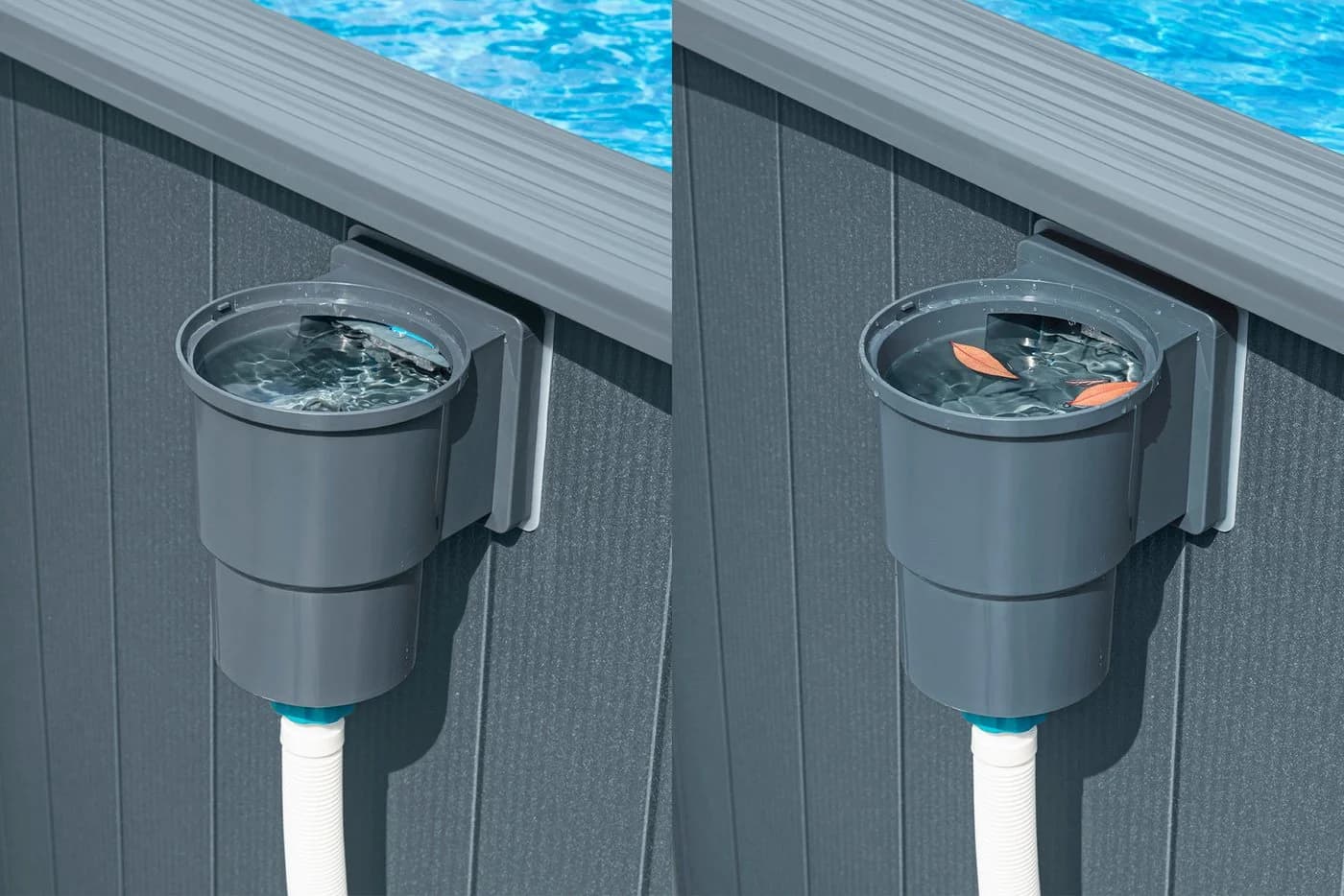 Bestway Hydrium Stahlwandpool Komplett-Set Grau - Bild 4