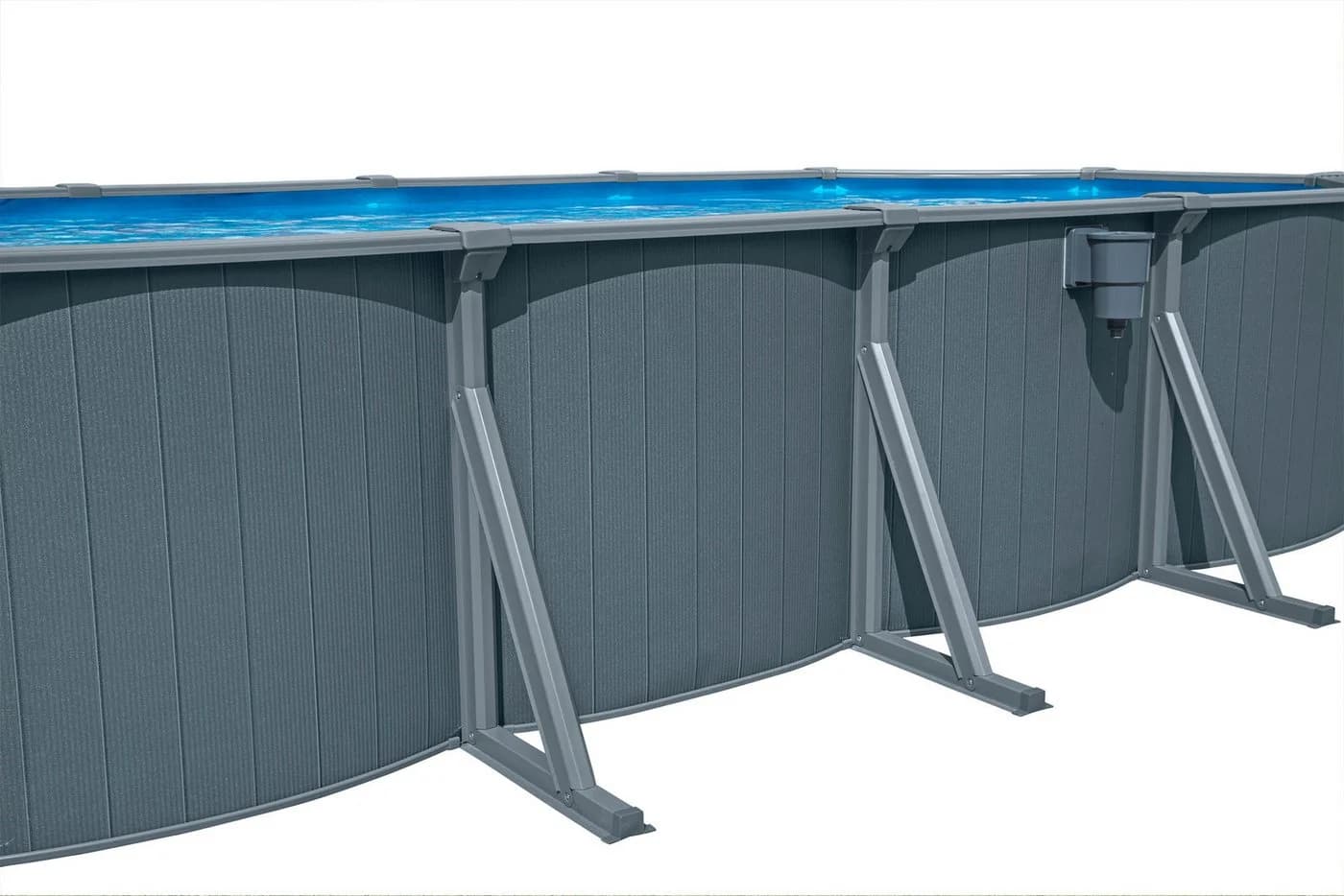 Bestway Hydrium Stahlwandpool Komplett-Set Grau - Bild 5