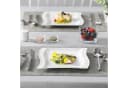 MALACASA Dessertteller 6tlg. FLORA Weiß Porzellan Modern-Skandinavisch Bild 4