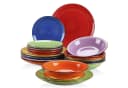 vancasso Geschirr-Set 18-tlg. Steingut Blau/Bunt Modernes Design Bild 2