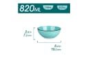 vancasso BONITA Steingut Schale 6-tlg. Blau Bild 1