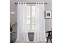 Deconovo Voile Gardinen Wohnzimmer Transparent Bild 1