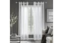 Deconovo Voile Gardinen Wohnzimmer Transparent Bild 2