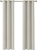 Deconovo Verdunkelungsvorhang 2er Set Beige Polyester mit Ösen Bild 4
