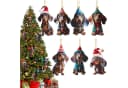 Bundviel Weihnachts-Hunde-Ornamente 7er-Set Dackel-Design Bild 2