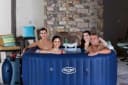 Bestway Whirlpoolsitz Lay-Z-Spa Getränkehalter Beige Bild 1
