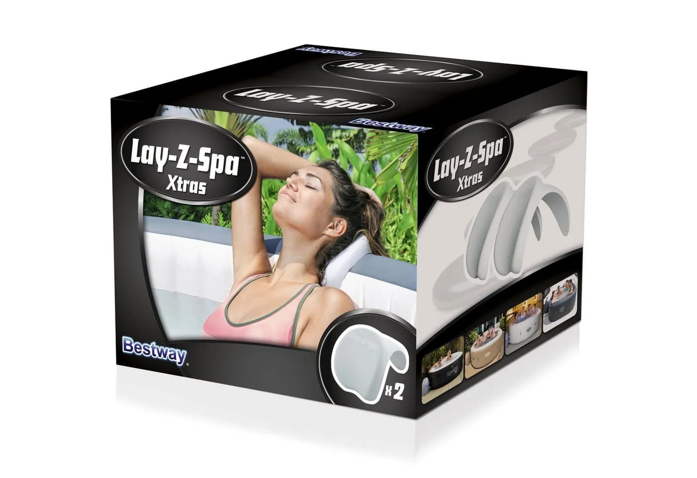 Bestway Lay-Z-Spa Kopfstütze 2er Pack Weiß - Bild 4