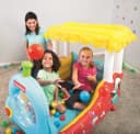 Bestway Aufblasbares Bällebad Fisher-Price Dampflok mit Hupe Bild 4