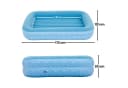 Avenli Kinderluftbett Blau mit Pumpe Bild 3