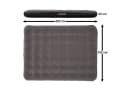 Avenli Luftbett Queen-Size grau mit beflockter Oberfläche Bild 5