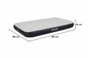 Avenli Luftbett Twin-Size Grau Schwarz Beflockt Bild 2